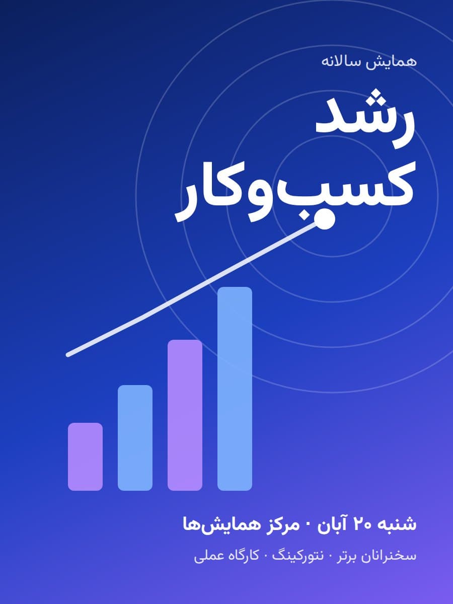 پوستر همایش کسب‌وکار